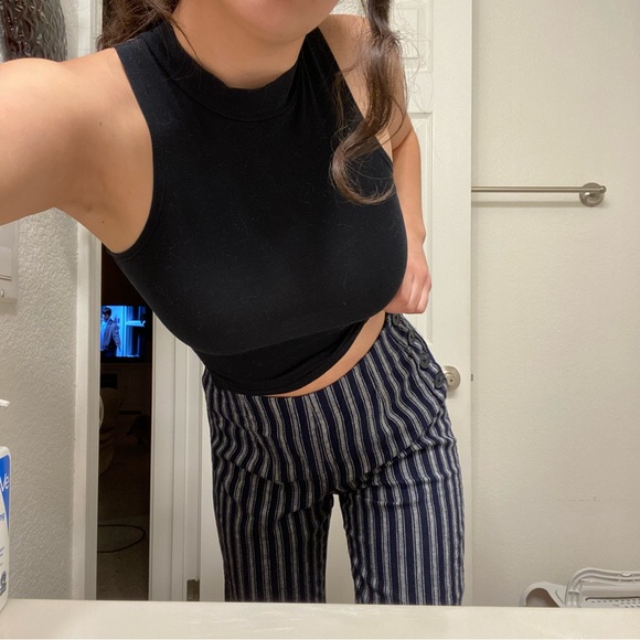 Navy striped pants - Picture 7 of 7